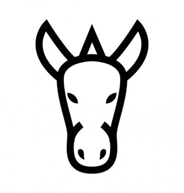  Zürafa vektör simgesi