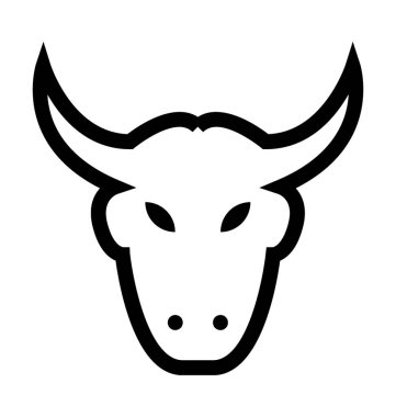  Öküz vektör simgesi