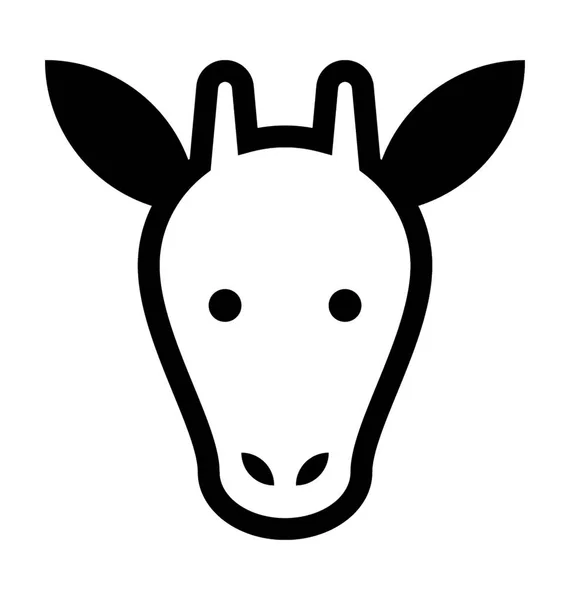 Cow Vector Icon — Stock Vector