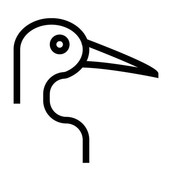 Icono de vector de gaviota — Vector de stock