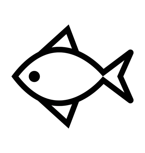 Fish Vector Icon — Stock Vector