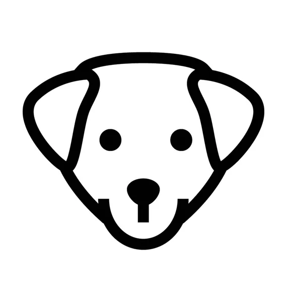 Ícone do vetor cão — Vetor de Stock