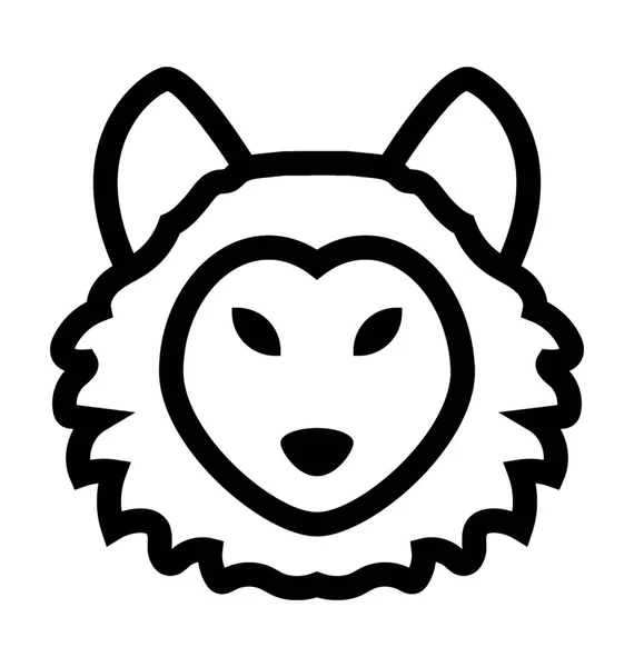 León vector icono — Vector de stock