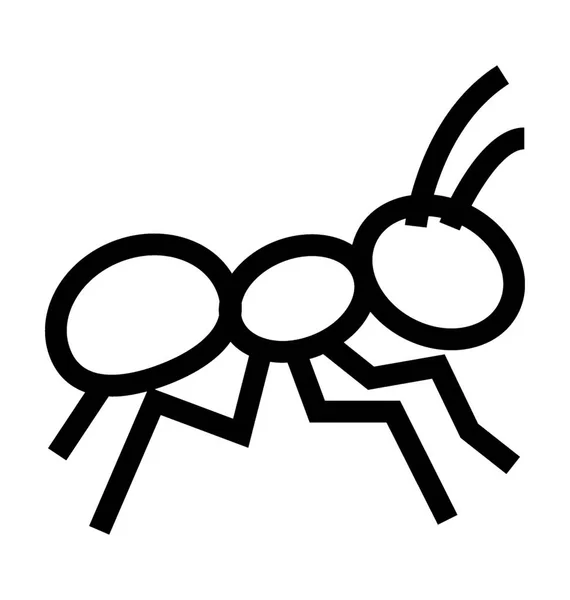 Ant Vector Icon — Stock Vector