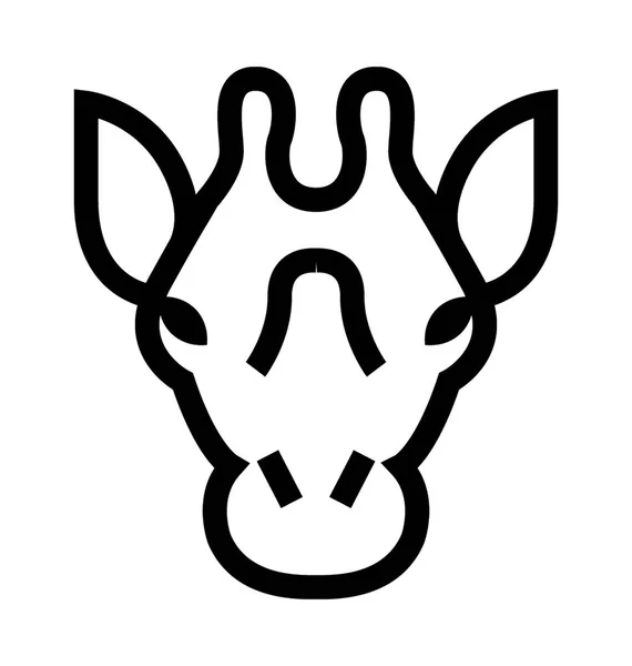 Ícone vetorial do rinoceronte — Vetor de Stock