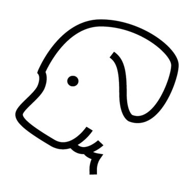  Köpek vektör simgesi