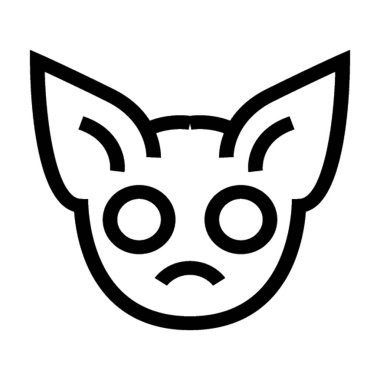  Koala vektör simgesi