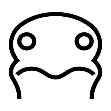  Yılan vektör simgesi