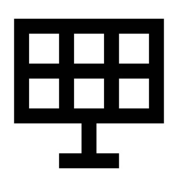  Güneş enerjisi vektör simgesi