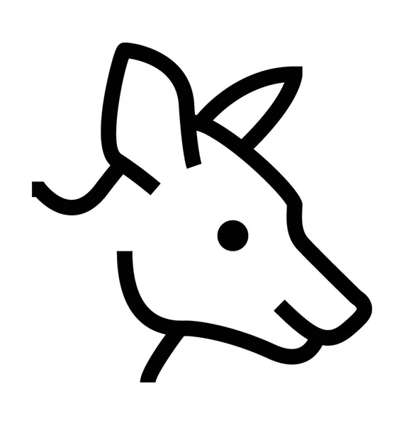 Icône vectorielle Fox — Image vectorielle