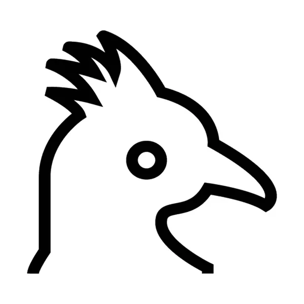 Ícono de Vector de Gallo — Vector de stock