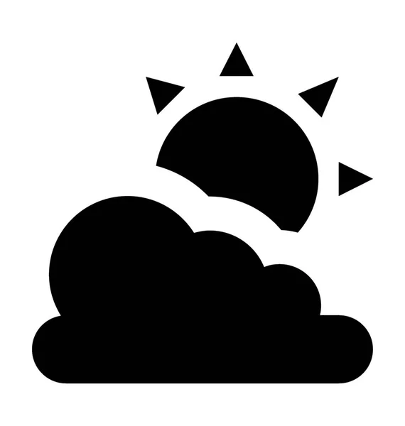 Векторная икона Дня облаков — стоковый вектор