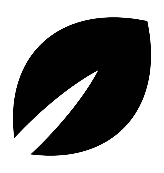 Leaf Vector Icon — Stock Vector