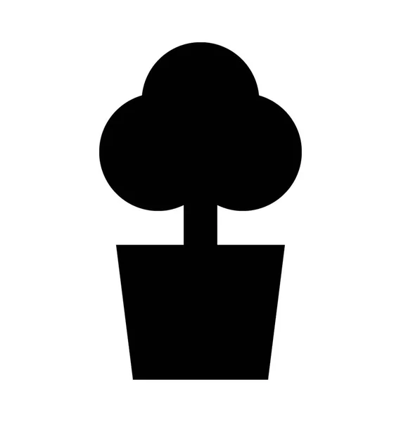 Malá rostlina vektorové ikony — Stockový vektor