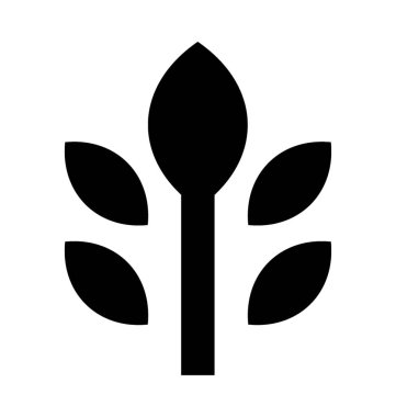  Fidan vektör simgesi 