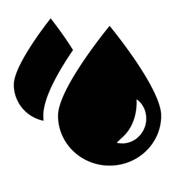  Damlacık vektör simgesi