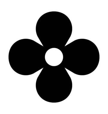  Meşe yaprağı ortanca vektör simgesi