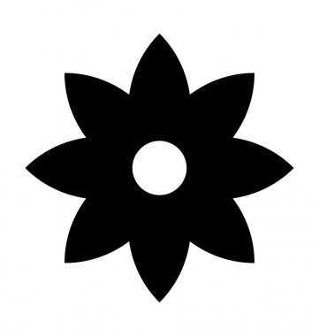  Kan kök çiçek vektör simgesi