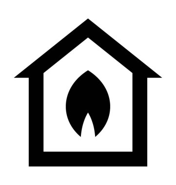  Eko ev vektör simgesi 