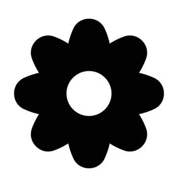  Hoya çiçek vektör simgesi