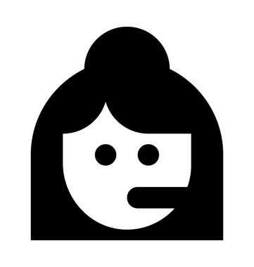 Müşteri temsilcisi vektör simgesi