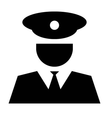  Kaptan vektör simgesi