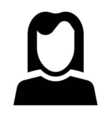  İşkadını vektör simgesi