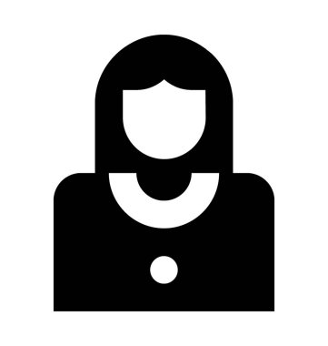  İşkadını vektör simgesi