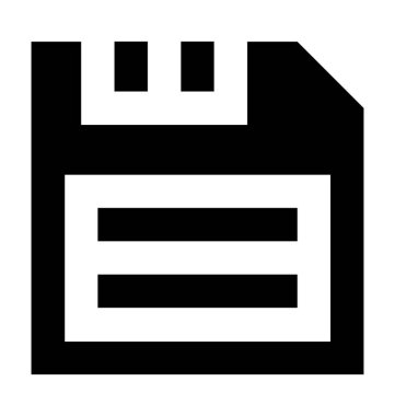  hafıza kartı vektör simgesi