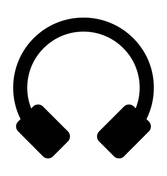 Headphones Vector Icon — Stock Vector