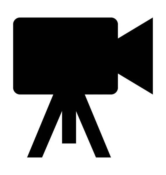 Shooting Camera Vector Icon — Stock Vector