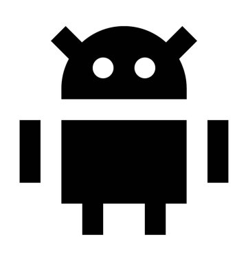  Android Robot vektör simgesi