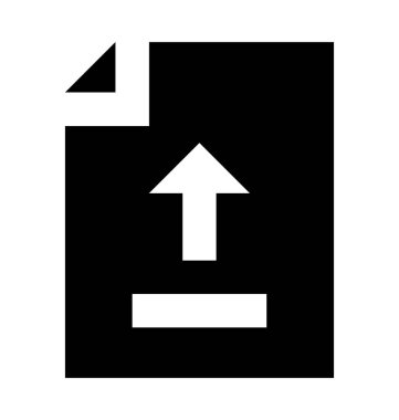  Dosya yükleme vektör simgesi