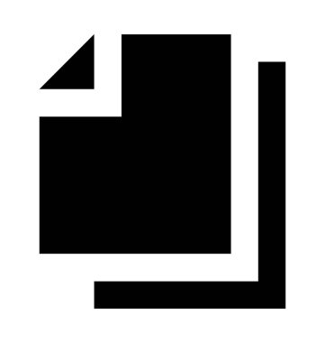  İki belge vektör simgesi