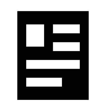  Özgeçmiş vektör simgesi