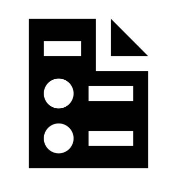  Denetim listesi vektör simgesi