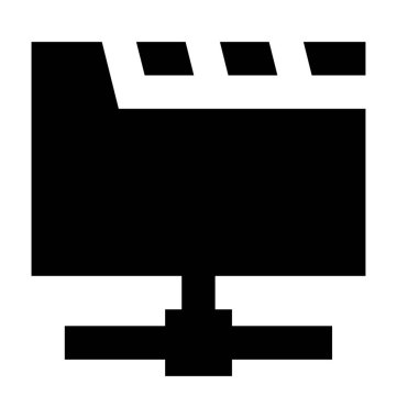  Bağlı klasör vektör simgesi