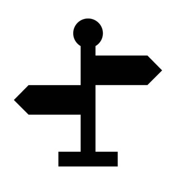  Signpost Vector Icon clipart