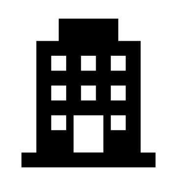  İkamet Flats vektör simgesi