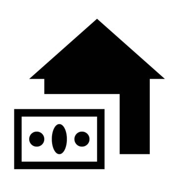  İpotek vektör simgesi