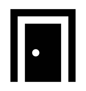  Kapı vektör simgesi