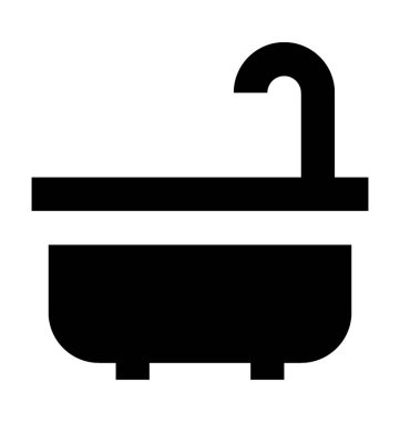  Küvet vektör simgesi