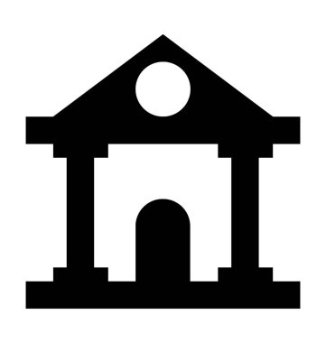  okul oluşturma vektör simgesi