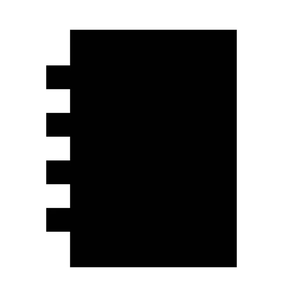 Kladblok vector pictogram — Stockvector