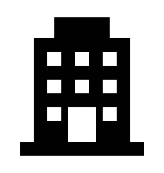 Residenz Wohnungen Vektor-Symbol — Stockvektor
