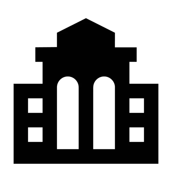 Icona vettoriale del castello — Vettoriale Stock