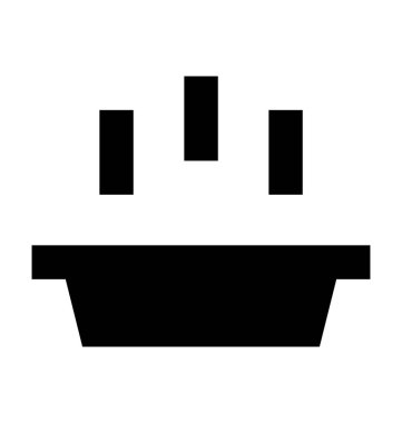  Sıcak çorba vektör simgesi