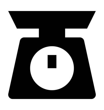  Mutfak boyutu vektör simgesi