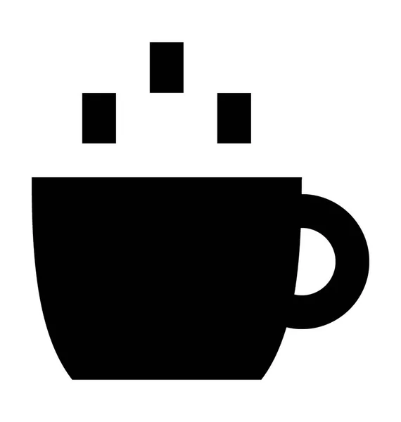 Çay fincanı vektör simgesi — Stok Vektör