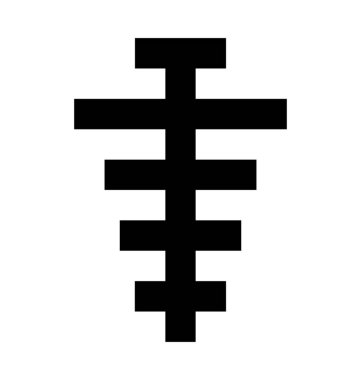  Balık kemik vektör simgesi